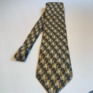 Ermenegildo Zegna Men's 100% Silk Brown Tie Made in Italy Professional Luxury